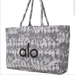 Alo Shopper Tote Grey Tie Dye